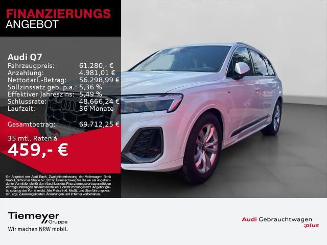 Audi Q7 45 TDI Q S LINE LUFT AHK HuD NACHTSICHT 2025 Diesel