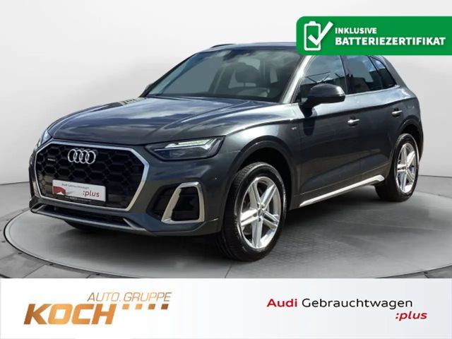 Audi Q5 55 TFSI e q. S-Tronic, S-Line, LED, AHK, RFK, 2022 Hybride / Benzine