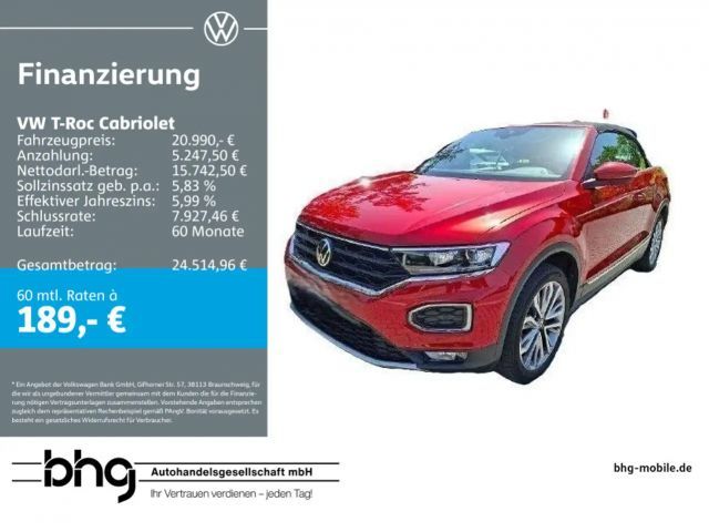 Volkswagen T-Roc 1.5TSI DSG Style ACC BlindSpot L 2021 Benzine