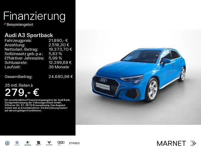 Audi A3 40 TFSI e S line*Navi*LED*Alu*PDC*V 2022 Hybride / Benzine