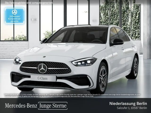 Mercedes-Benz C 200 AMG+NIGHT+PANO+AHK+KAMERA+KEYLESS+9G 2025 Benzine