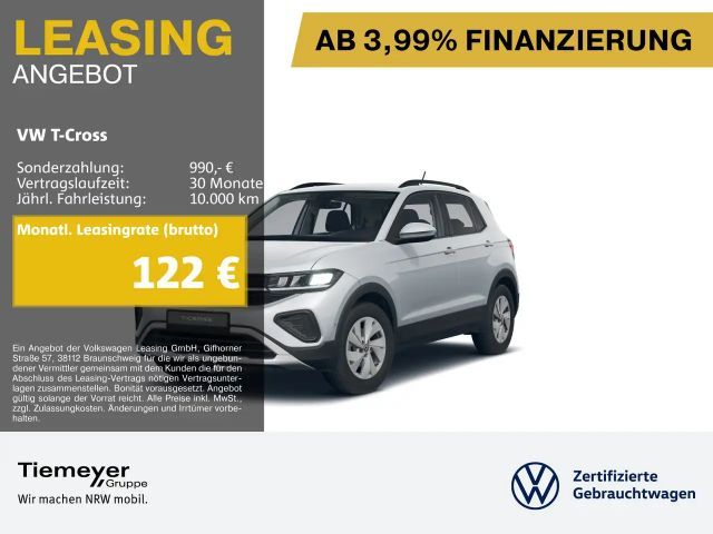 Volkswagen T-Cross 1.0 TSI LIFE LED NAVI KAMERA SITZHZ 2025 Benzine