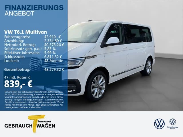 Volkswagen T6.1 Multivan 4-motion GENERATION SIX AHK el. Si 2021 Diesel
