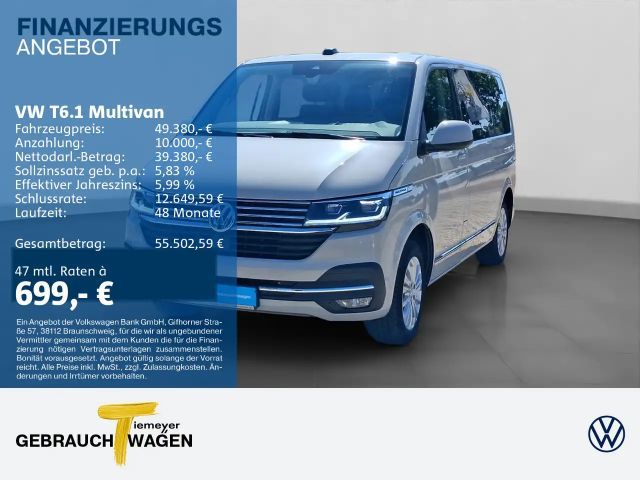 Volkswagen T6.1 Multivan T6.1 2.0 TDI DSG 4M GENERATION SIX 2022 Diesel