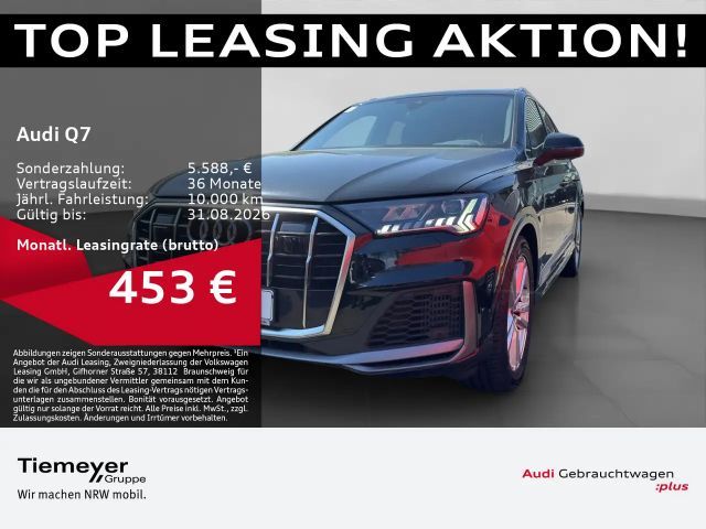 Audi Q7 55 TFSI Q S LINE MATRIX PANO B&O AHK 2023 Benzine