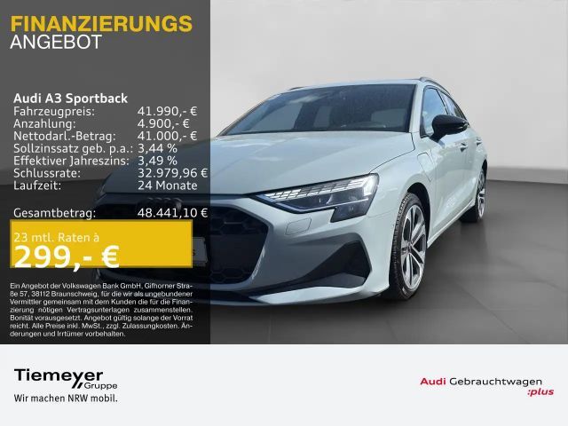 Audi A3 40 TFSIe S LINE LM18 AHK NAVI+ SONO 2025 Hybride / Benzine