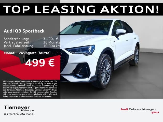 Audi Q3 45 TFSIe S LINE LM19 KAMERA OPS+ 2022 Hybride / Benzine
