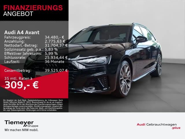 Audi A4 40 TFSI Q 2x S LINE MATRIX AHK VIRTUAL 2024 Benzine