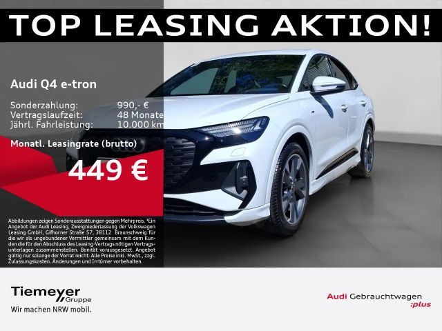 Audi Q4 e-tron Sportback 35 2x S LINE MATRIX STDHZG 2022 Elektrisch