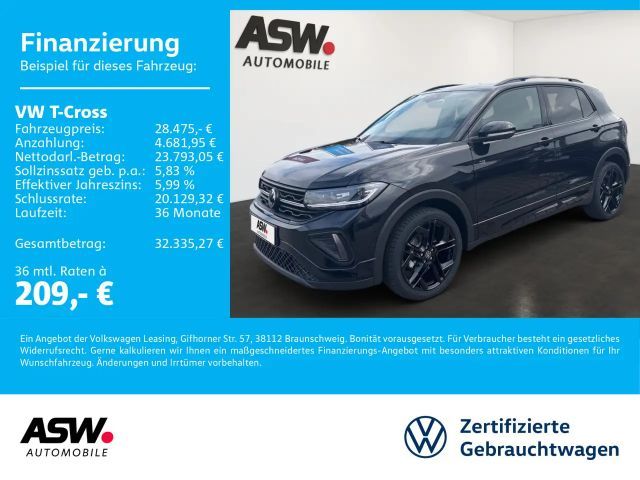 Volkswagen T-Cross R-Line 1.0TSI DSG LED Navi RFK AHK 2026 Benzine