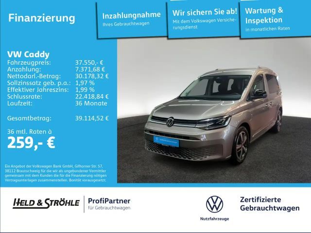 Volkswagen Caddy Style eHybrid AHK LED NAVI KAM PDC SHZ APP 2025 Hybride / Benzine