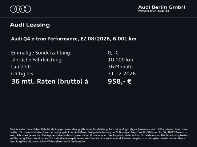 Audi Q4 e-tron