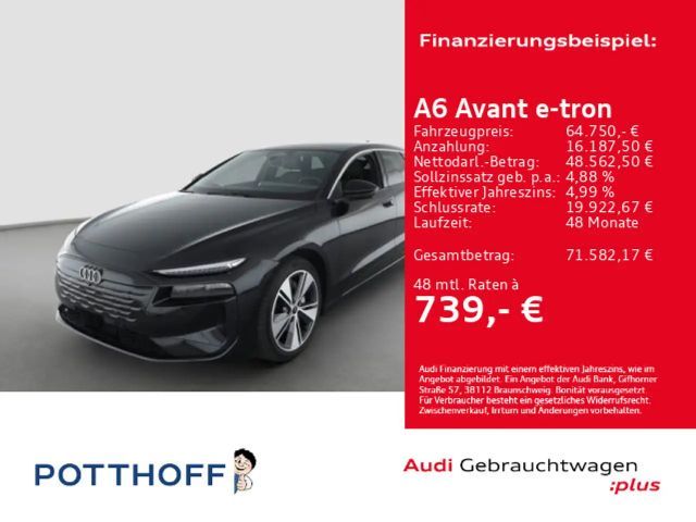 Audi A6 e-tron PERFORMANCE PANO AHK KAMERA MATR 2026 Elektrisch
