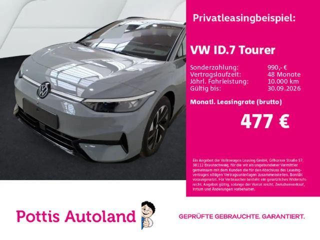 Volkswagen ID.7 PRO NAVI AHK KAMERA SITZHZG PDC 2025 Elektrisch