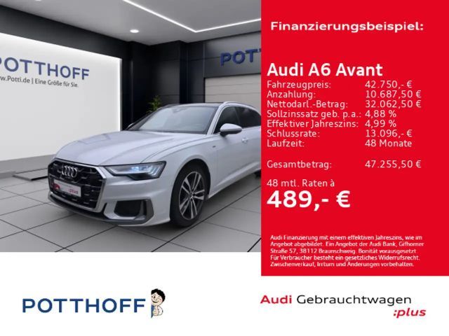 Audi A6 40 TDI Q S LINE PANO AHK HD-MATRIX NAVI 2024 Diesel