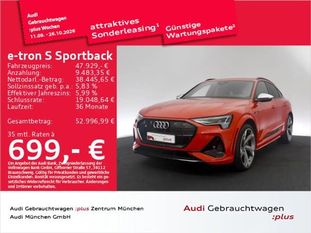 Audi e-tron Matrix/HuD/22"Zoll/Kameras/B& 2022 Elektrisch