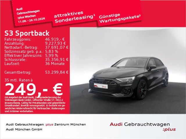 Audi S3 TFSI S tronic Pano/Matrix/Navi+ 2025 Benzine