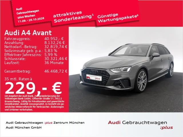 Audi A4 40 TFSI S tronic 2x S line Pano/StdHzg/ 2024 Benzine