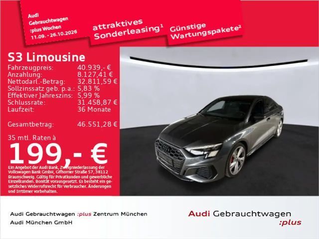 Audi S3 TFSI S tronic Pano/Matrix/S-Sitze/B 2024 Benzine