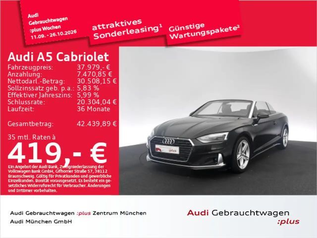 Audi A5 40 TFSI advanced qu. Navi+/Kamera/V 2022 Benzine