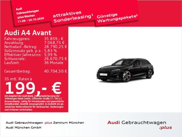 Audi A4 40 TFSI S tronic S line competition AHK 2024 Benzine