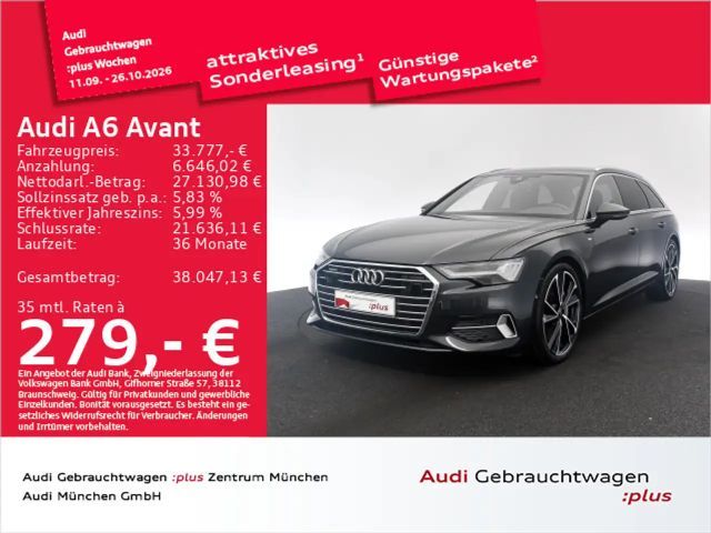 Audi A6 50 TFSI e qu. S line 21"Zoll/HD-Matrix/ 2023 Hybride / Benzine
