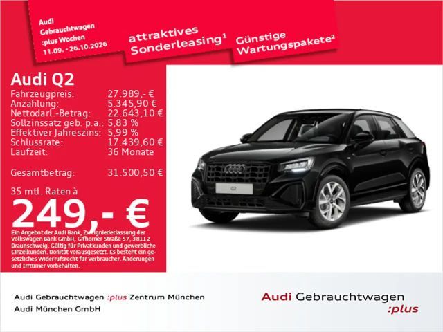 Audi Q2 30 TDI S tronic S line AHK/Virtual/Navi+/ACC/ 2023 Diesel