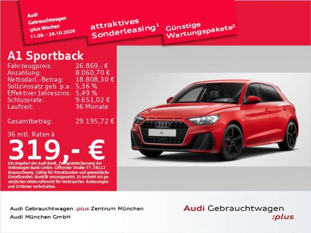 Audi A1 30 TFSI S tronic S line Virtual/LED 2025 Benzine