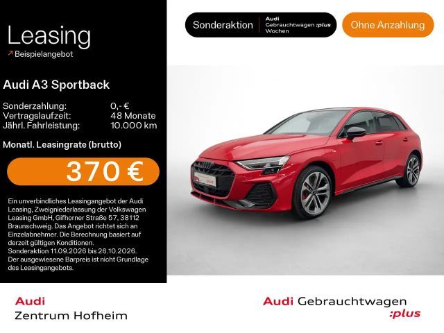 Audi A3 45 TFSIe 2x S line S tro*Pano*LED*V 2026 Hybride / Benzine