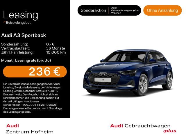 Audi A3 35 TFSI Advanced S tro*LED*Virtual* 2026 Benzine
