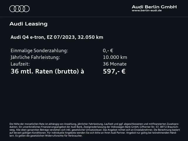 Audi Q4 e-tron