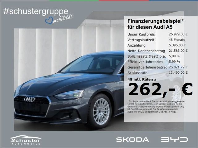 Audi A5 Sportback quattro 40TDI*S-tro Navi el.Heckkl 2022 Diesel