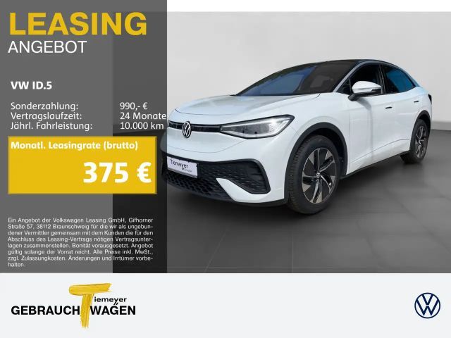 Volkswagen ID.5 PURE LM19 WÄRMEPUMPE NAVI IQ.LIGHT 2025 Elektrisch