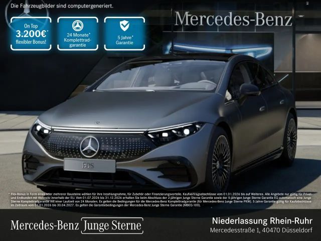 Mercedes-Benz EQS 580 4MATIC Burmester 3D Fahrass 360° Pano HUD 2022 Elektrisch