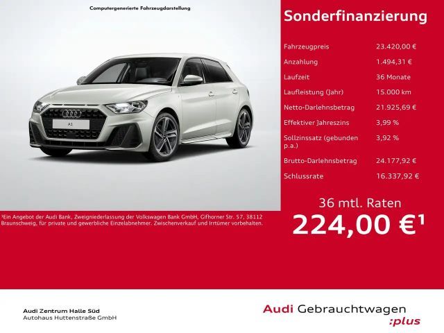 Audi A1 Sportback 25 TFSI S tronic S line APP SHZ PDC 2026 Benzine