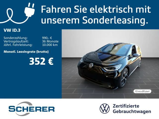 Volkswagen ID.3 Pro MOVE IQ.LIGHT PANO WäPu DCC HuD 2024 Elektrisch