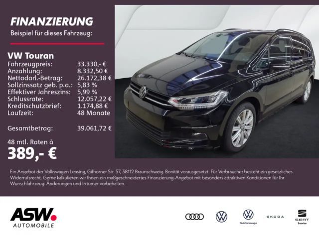 Volkswagen Touran Highline 1.5 TSI DSG 7Sitze RFK AHK SHZ 2026 Benzine