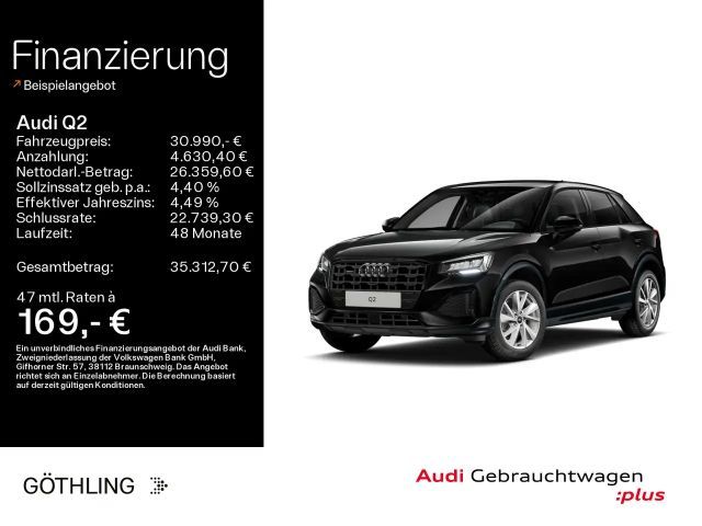 Audi Q2 40 TFSI quattro LED*RFK*Schwarz*Virtual*Sound 2026 Benzine
