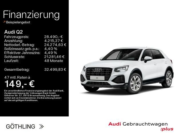 Audi Q2 35 TFSI advanced LED*RFK*Schwarz*ACC*Virtual* 2026 Benzine