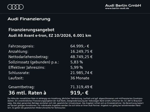 Audi A6 e-tron