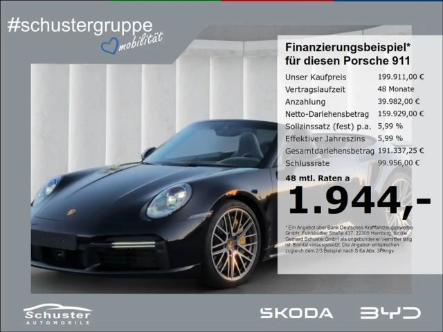 Porsche 911 Turbo S Cab*APPROVED ACC KeramikBr MatrixLED 2022 Benzine