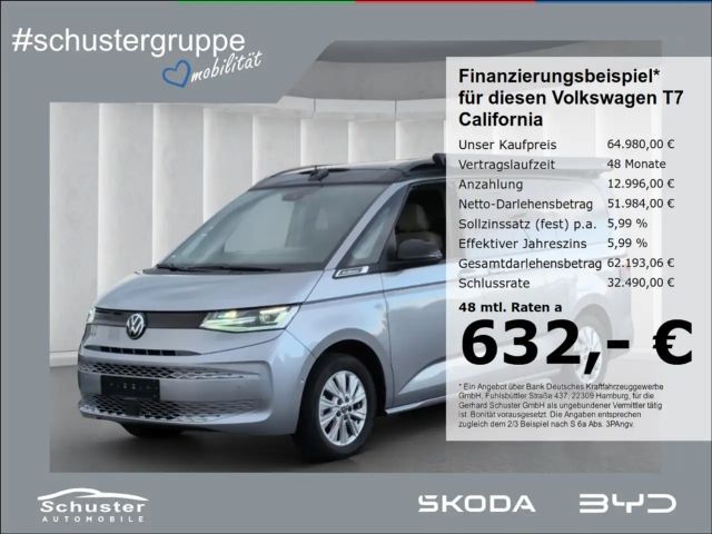 Volkswagen T7 California COAST 4Mot eHyb*Küche el.AufstDach 2025 Hybride / Benzine