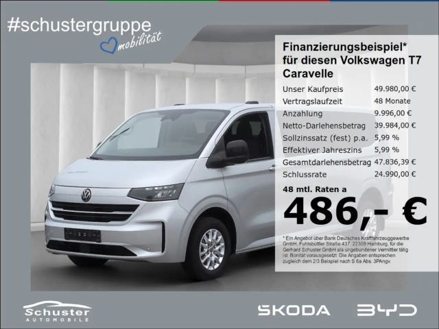 Volkswagen T7 Caravelle LR Life 9Sitze TDI*Autom Temp R-Kam 2026 Diesel