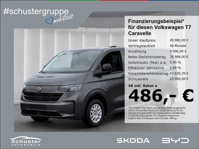 Volkswagen T7 Caravelle LR Life 9-Sitze TDI*DSG Tempo R-Kam 2026 Diesel