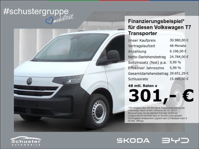 Volkswagen T7 Transporter Kasten KR TDI*LED Tempo PDC Klima 2026 Diesel