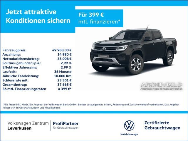 Volkswagen Amarok 4Motion AHK STANDHZ NAVI KAM MATRIX 2026 Diesel
