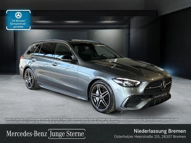 Mercedes-Benz C 200 d T AMG+NIGHT+360+AHK+LED+BURMESTER+TOTW+9G 2025 Diesel