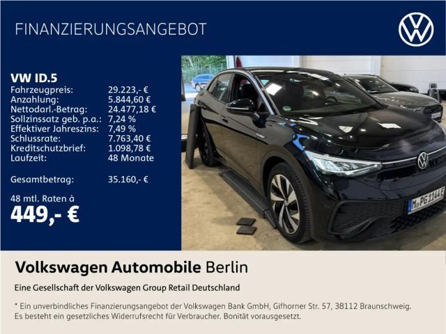 Volkswagen ID.5 Pro 128/77 Entertainment-Paket Navi LED SHZ 2023 Elektrisch