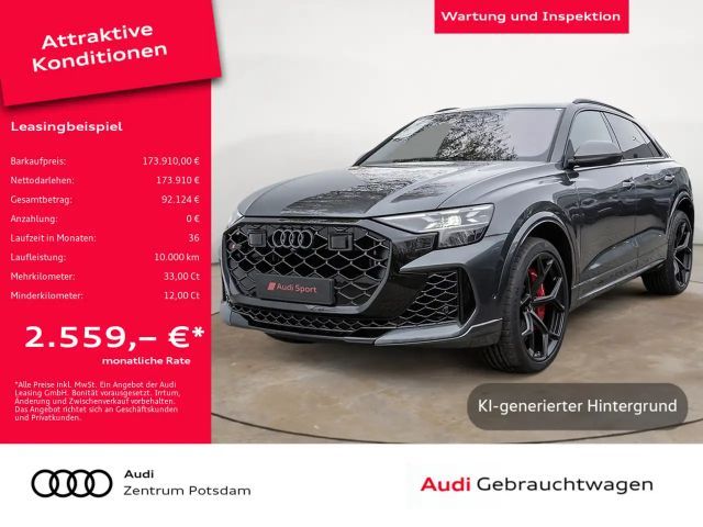 Audi RS Q8 SUV performance LASER PANO AHK STANDHZ 2026 Benzine