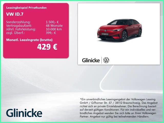 Volkswagen ID.7 Pro S W-Pumpe/AHK/360/Matrix/Nav/Black/20"/ 2026 Elektrisch